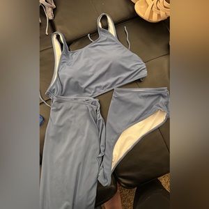 Heather Blue Swim combo